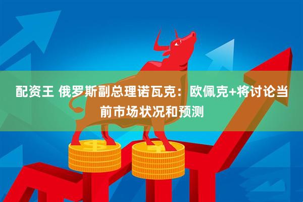配资王 俄罗斯副总理诺瓦克：欧佩克+将讨论当前市场状况和预测